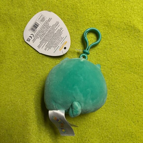 Squishmallow Winston Owl Frankenstein Scar 3.5" Clip On Keychain Halloween 2023 - Picture 4 of 4